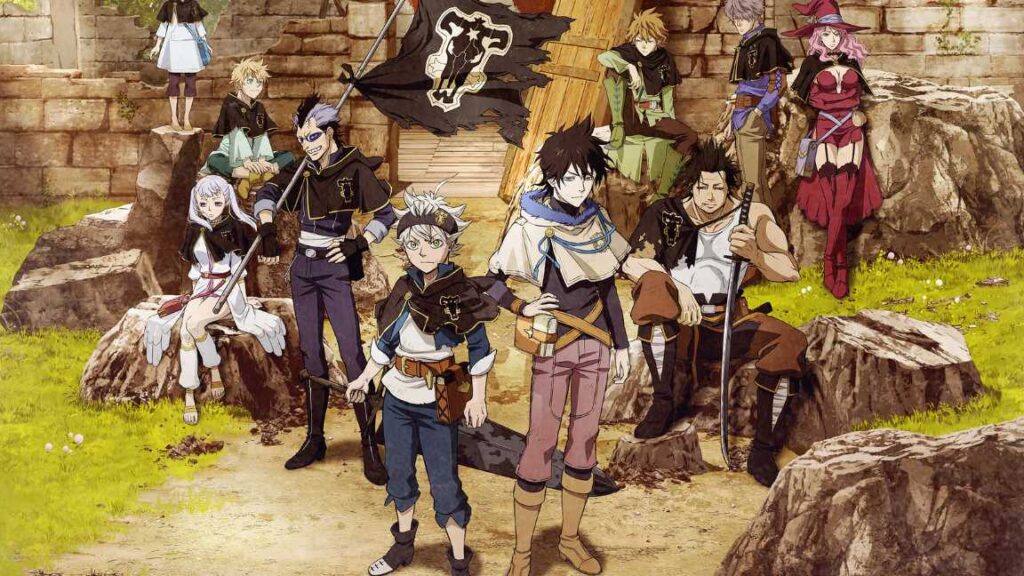animes dublados: Black Clover
