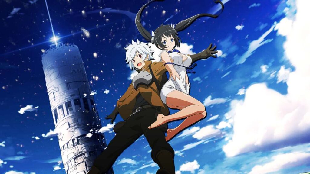 melhores animes de magia: DanMachi