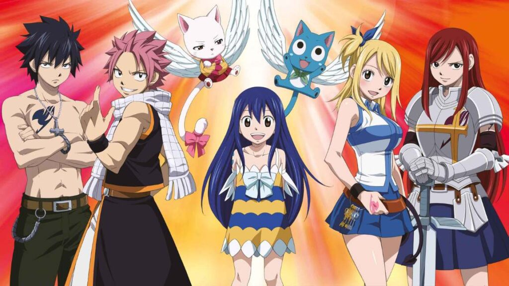 melhores animes de magia: Fairy Tail