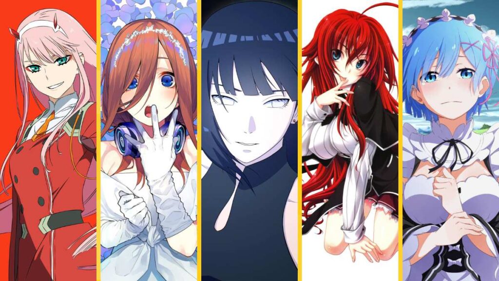 personagens femininas de anime