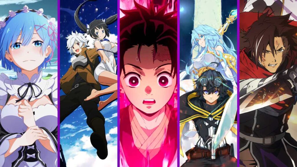 animes de ação e aventura dublados